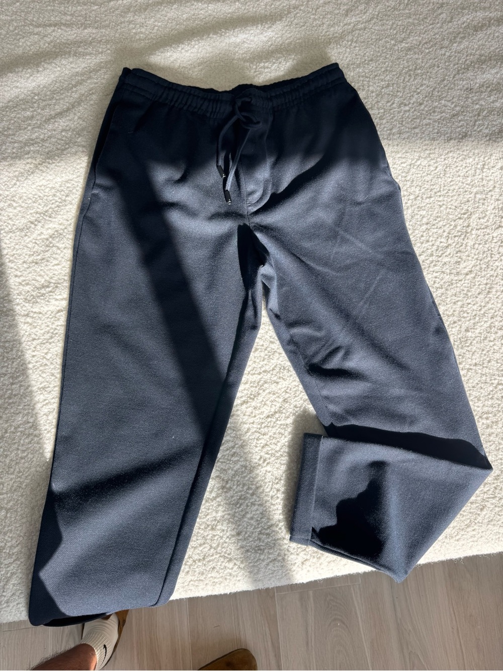 Zara Black Kids Drawstring Sweatpants